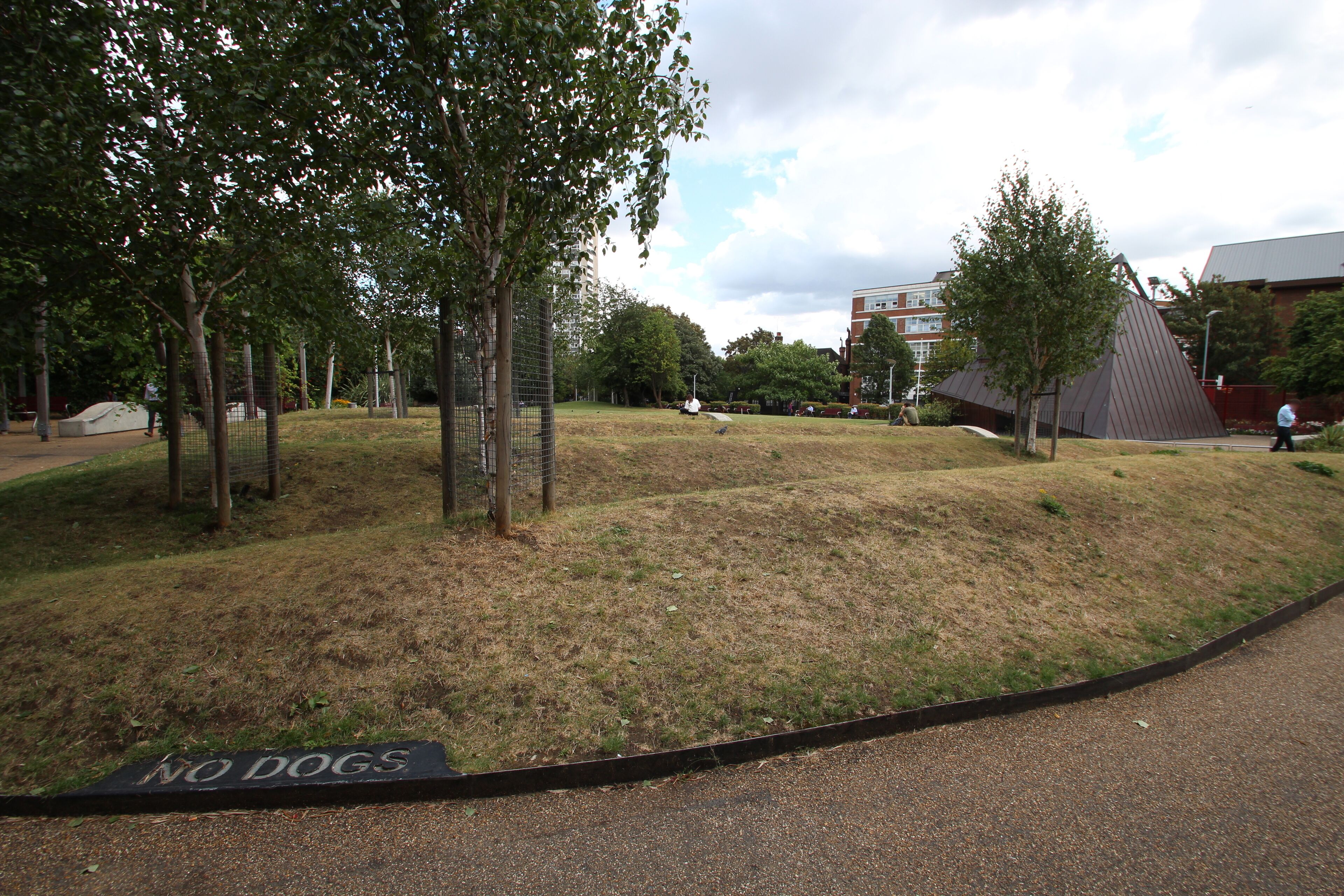 Spa Fields in the Borough of Islington in London, England.
