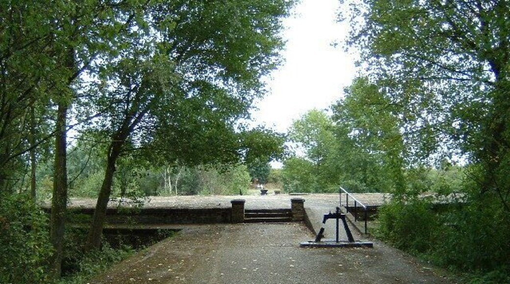 Covered Central Reservoir, Middlesex Filter Beds Nature Reserve. Half way up the right side of the grid square, in the middle of the nature reserve. From this reservoir water was pumped by a steam engine to East London.