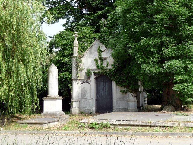 Stevenson mausoleum, West Norwood Cemetery West Norwood Cemetery is one of the Magnificent Seven cemeteries founded in the early C19th to deal with the expanding population of London. It was laid out by Sir William Tite and opened in 1837. It has 65 Grade II and Grade II* listed monuments.