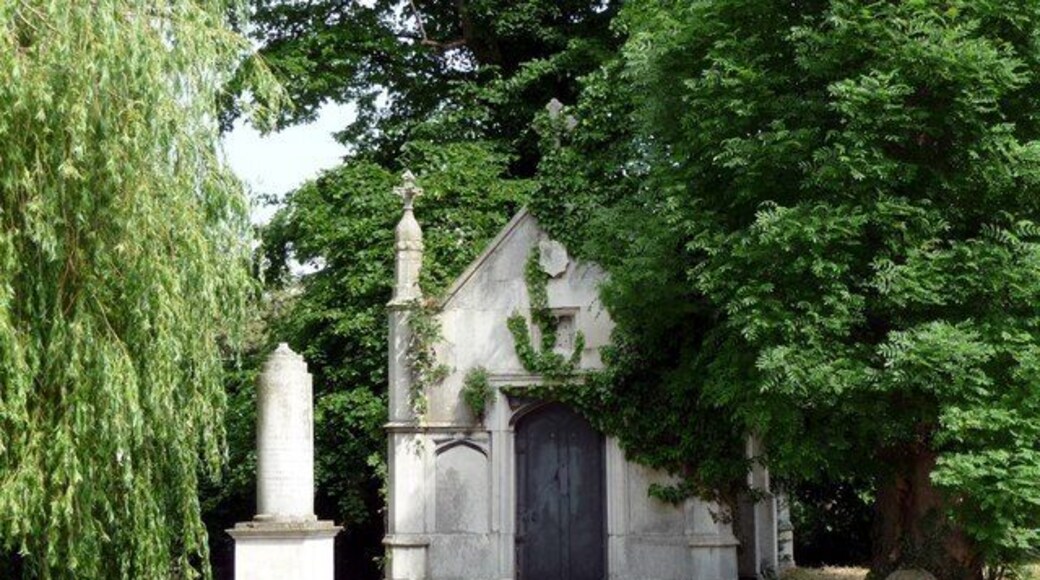 Stevenson mausoleum, West Norwood Cemetery West Norwood Cemetery is one of the ÂMagnificent Seven cemeteries founded in the early C19th to deal with the expanding population of London. It was laid out by Sir William Tite and opened in 1837. It has 65 Grade II and Grade II* listed monuments.