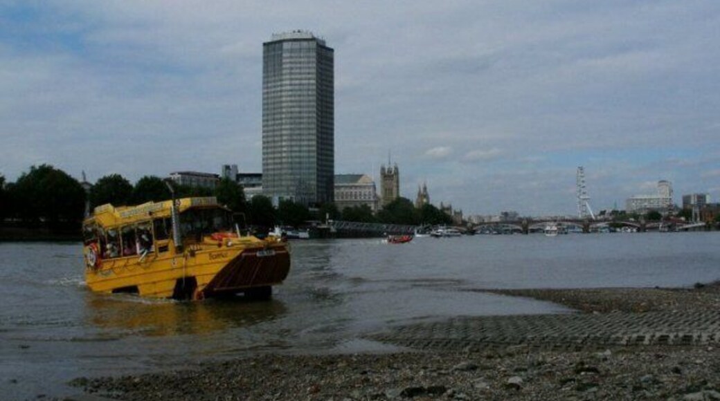 Millbank Tower from Vauxhall Beach