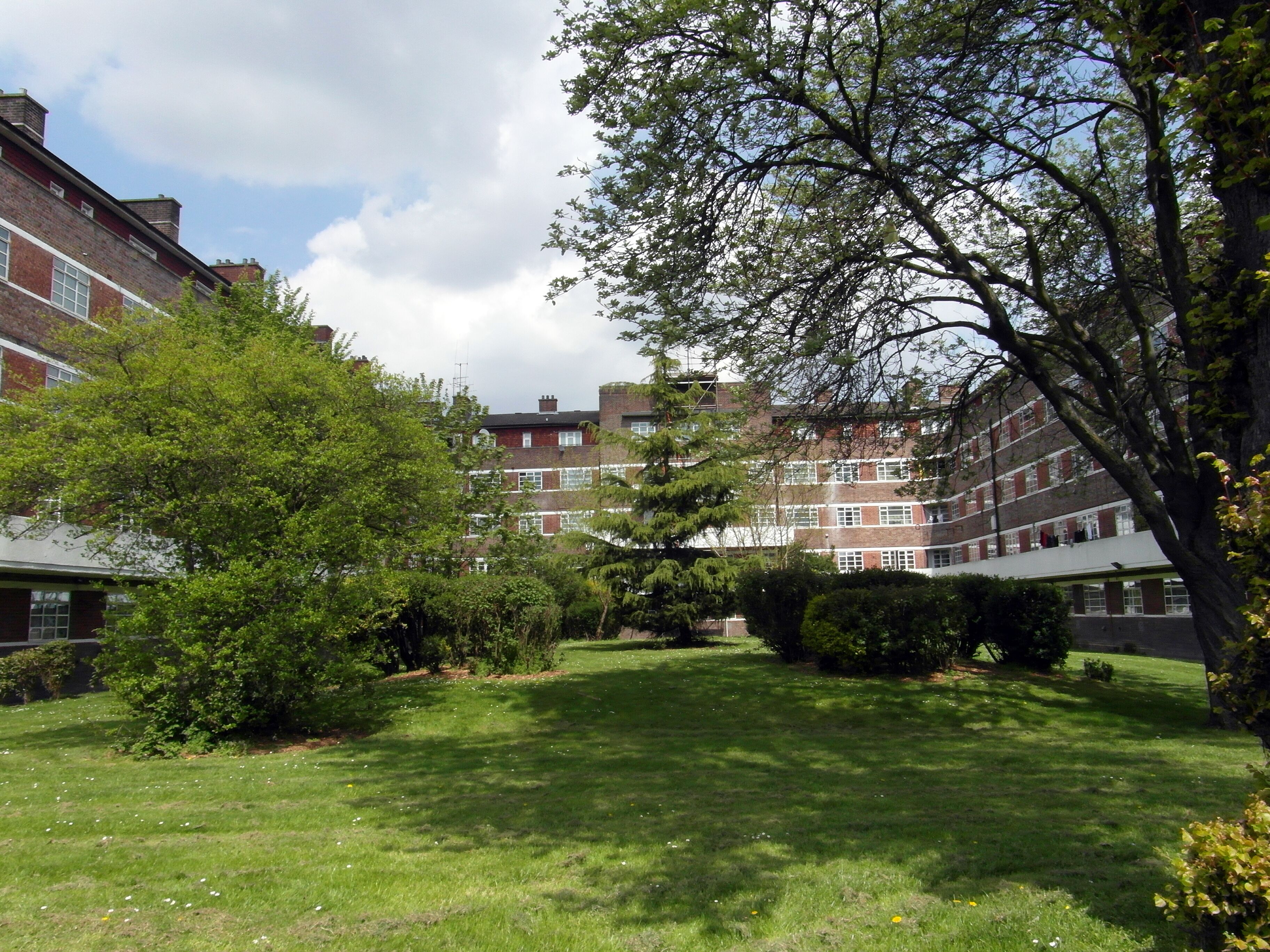 Poynders Road, Clapham. LCC flats built in 1938.