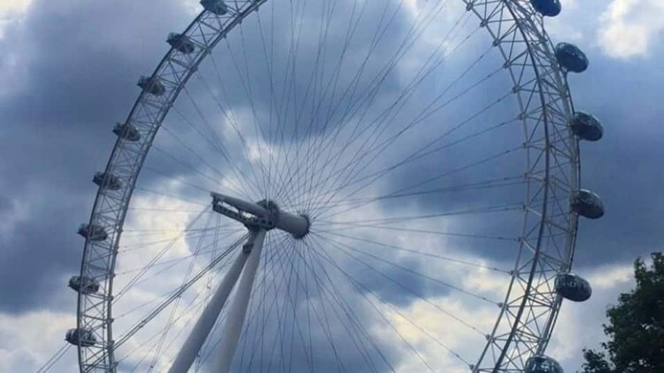London Eye Ferris wheel.