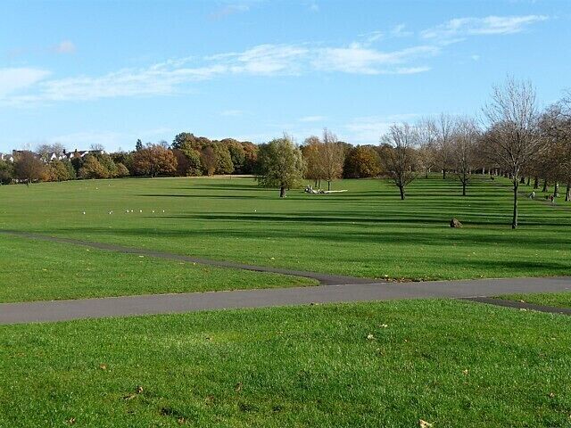 Streatham Common (2) Looking north-east from the south-west corner of the common.