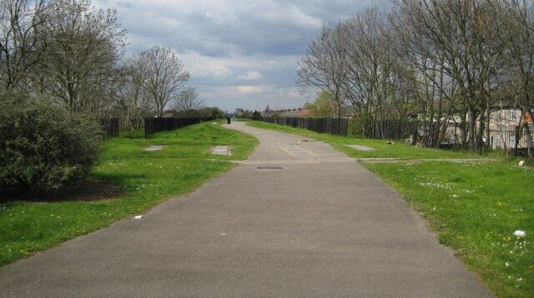 East Ham: The Greenway and the Northern Outfall Sewer The Greenway has been created as a linear footpath and cycleway along the top of the embankment of the Northern Outfall Sewer. The sewer was built between 1860 and 1865 under the direction of Joseph Bazalgette for the Metropolitan Commissioners for Sewers at a cost of £164,000, and was designed to remove sewage from North London to Beckton. By the 1850s the River Thames in central London was effectively an open sewer since sewage drained directly into it. The 'Great Stink' of 1855 caused Parliament and the Law Courts to seriously consider moving away from the river. The Metropolitan Board of Works was set up in 1855, with the construction of a sewage system as its primary task.