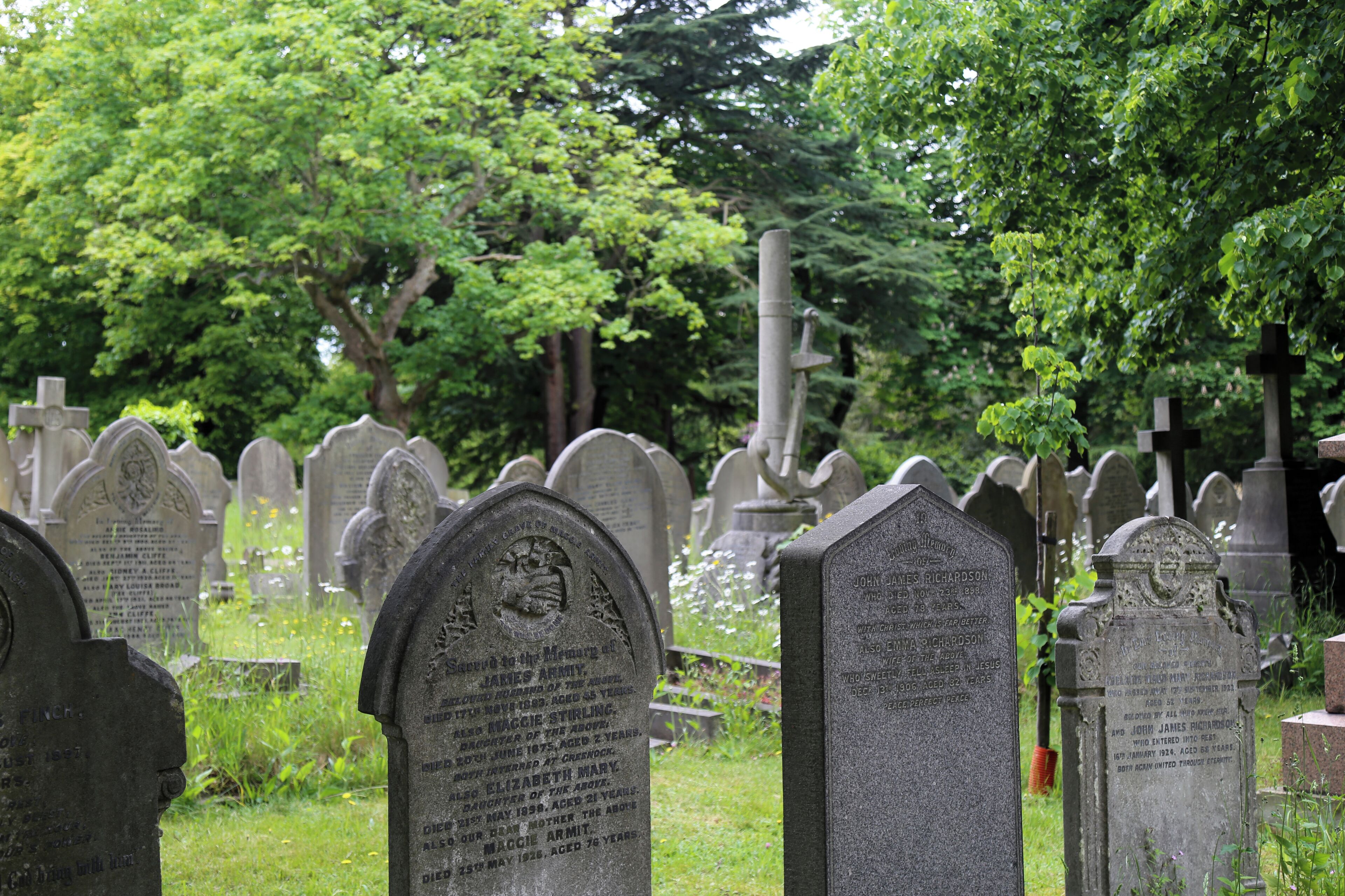 City of London Cemetery - across the cemetery from Anchor Road