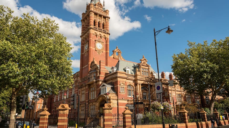 PJMYP7 Newham Town Hall in East Ham, London