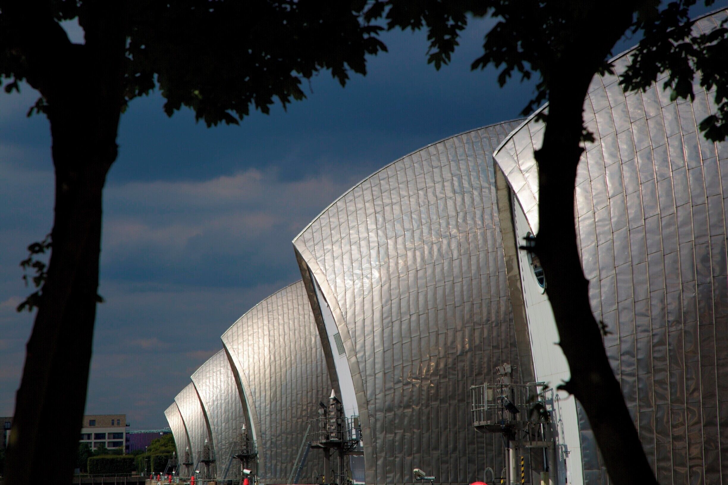 Thames Barrier on the Thames walk