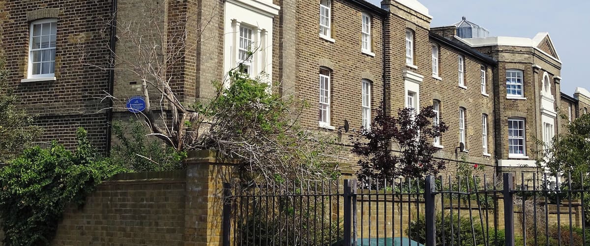 Langthorne Hospital. Grade II Listed building. Erected in 1840 as the West Ham Union Workhouse on land originally owned by Stratford-Langthorne Abbey. Renamed in 1948 - 1 Langthorne Road, Leytonstone E11 4NJ