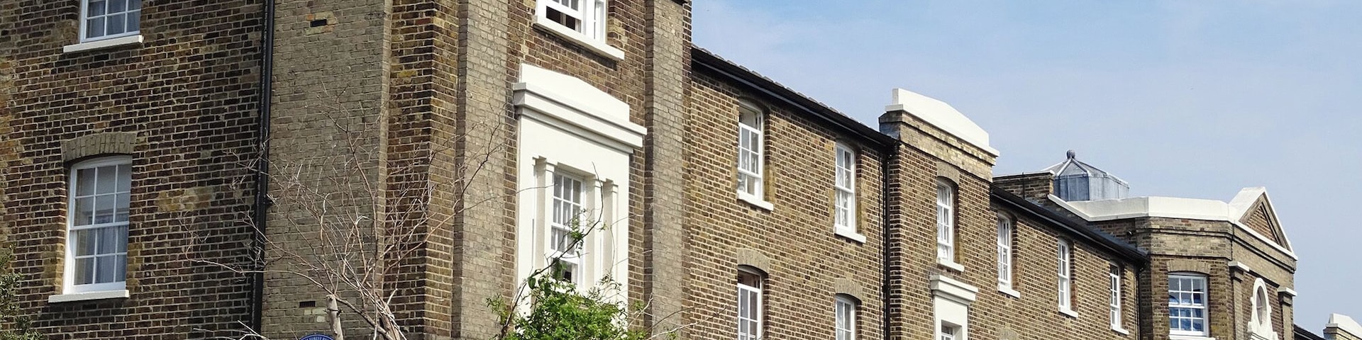 Langthorne Hospital. Grade II Listed building. Erected in 1840 as the West Ham Union Workhouse on land originally owned by Stratford-Langthorne Abbey. Renamed in 1948 - 1 Langthorne Road, Leytonstone E11 4NJ