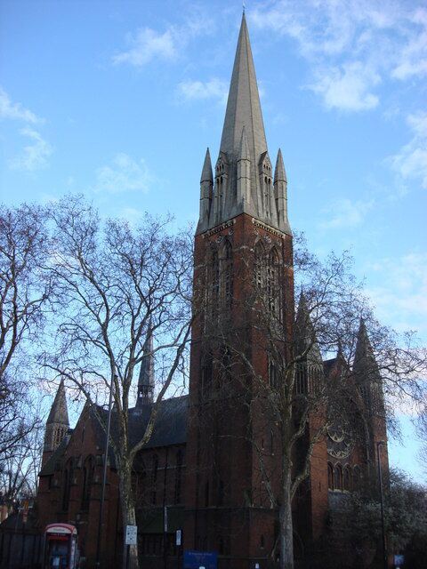 Saint Augustine's Anglo-Catholic Church As seen from Rudolph Road For more information see this Church's website http://www.saint-augustine.org.uk/section/2