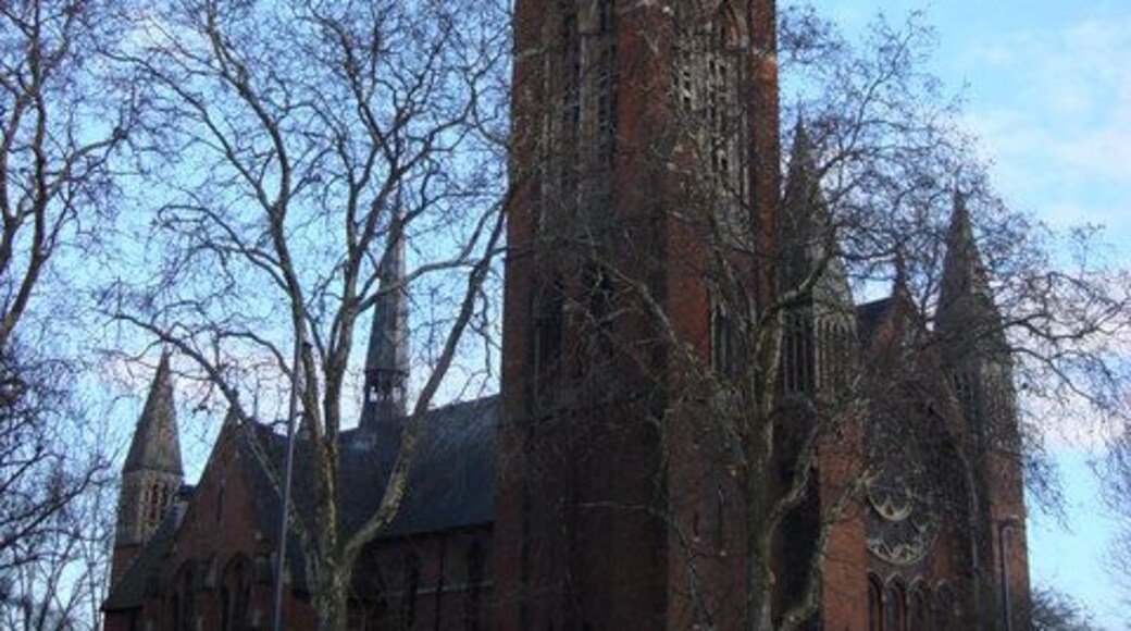 Saint Augustine's Anglo-Catholic Church As seen from Rudolph Road For more information see this Church's website http://www.saint-augustine.org.uk/section/2