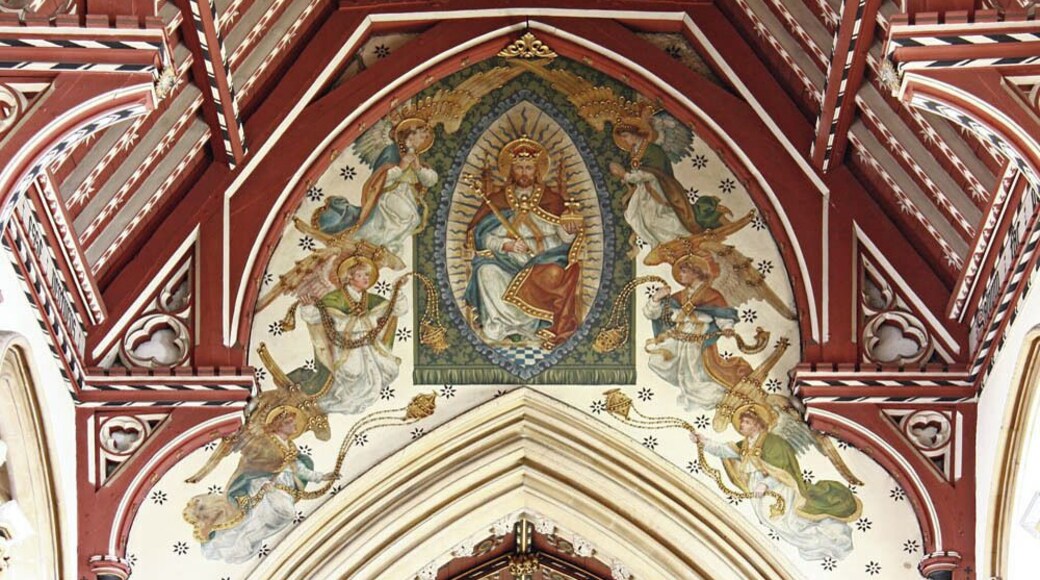 Christ the Saviour, Ealing Broadway - Painting above chancel arch