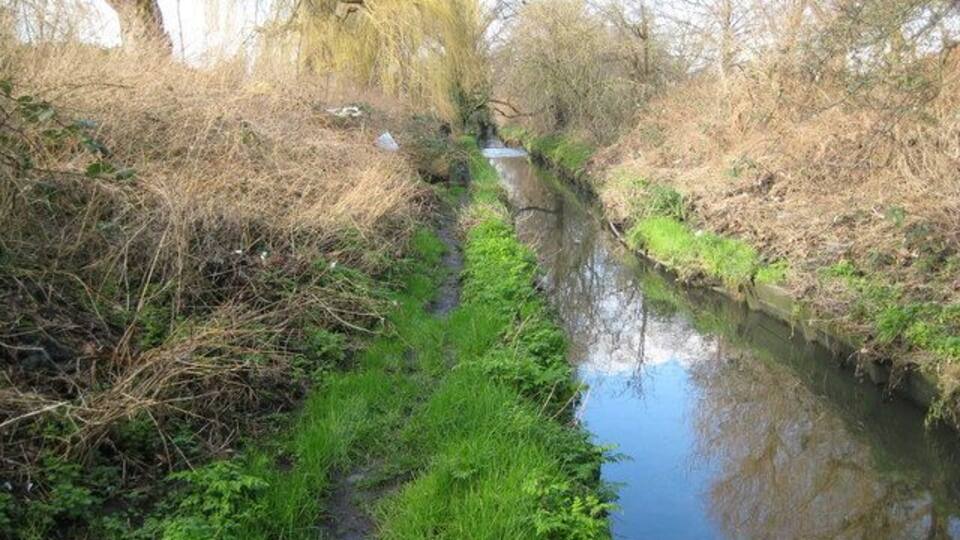 Pyl Brook in Morden Pyl Brook is a tributary of Beverley Brook that flows into the River Thames near Barnes.