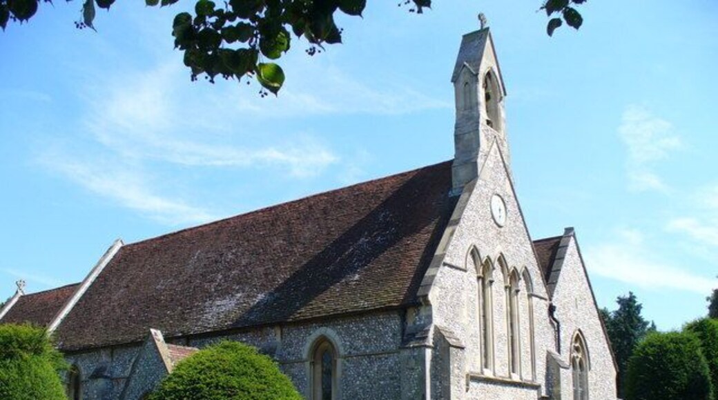 St Mary Magdalen, Ripley Norman, flint-walled parish church on the southern side of Ripley's High Street.