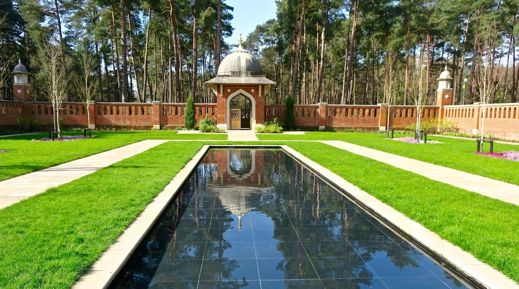 Muslim Burial Ground Peace Garden. The original Woking Muslim Military Cemetery was opened in 1917 by the British Government to counteract German propaganda After falling into disuse, it became overgrown and vandalised. It was listed in 1984 by English Heritage as a Grade II structure. Restoration efforts began in the 1990s, and eventually The Peace Garden was officially opened in November 2015.