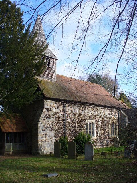 Bisley Parish Church Modern Bisley lies well to the west of the old church. The church was founded in 13th Century and received 19th Century renovation.