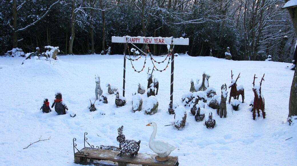 Snowy model animals, Sheet's Heath