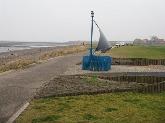 Winter promenade at Fisherrow