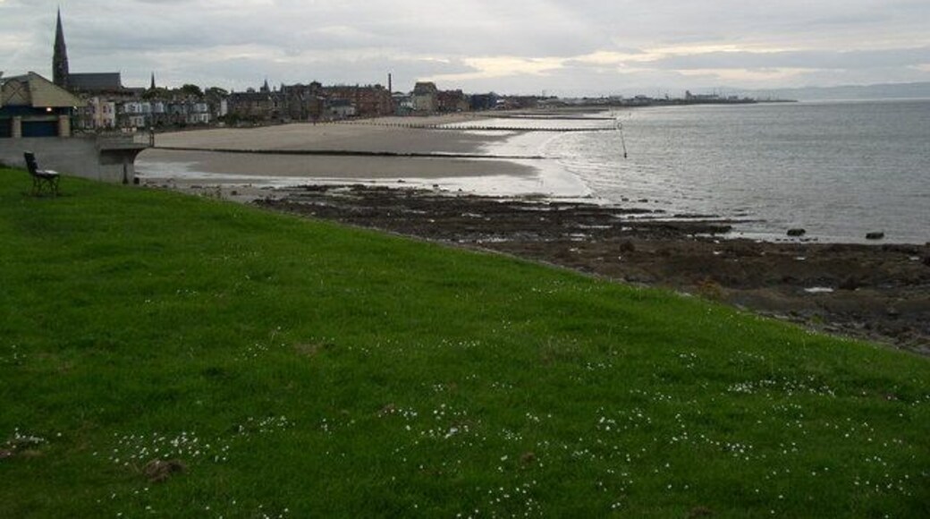 Portobello Beach at Dusk Photo taken from the Joppa side