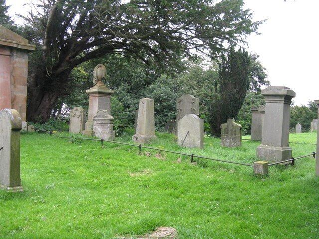 Gravestones In the Old Pentland Kirkyard. Some with links to the 17 century Covenanters; see 968096.
