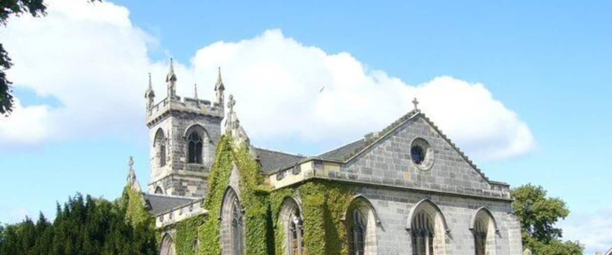 Liberton Kirk The present building, designed by James Gillespie Graham and erected in 1815, stands on the site of a chapel granted to the Canons of Holyrood by King David I in 1143. The kirkyard contains over 200 gravestones from before the middle of the 19th century.