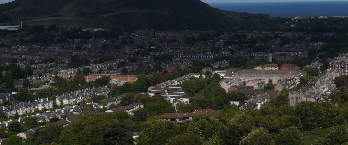 Newington and Arthur's Seat From Blackford Hill