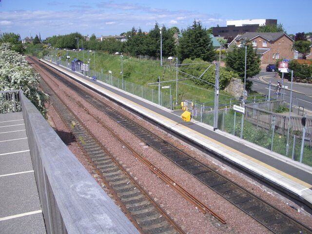 Brunstane railway station Original description: Brunstane Station