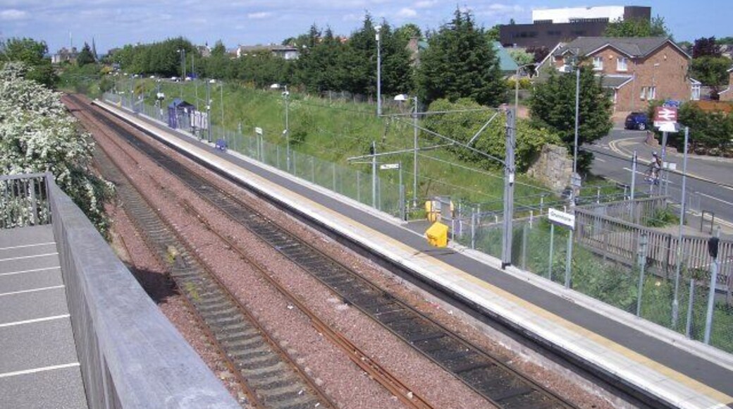 Brunstane railway station Original description: Brunstane Station
