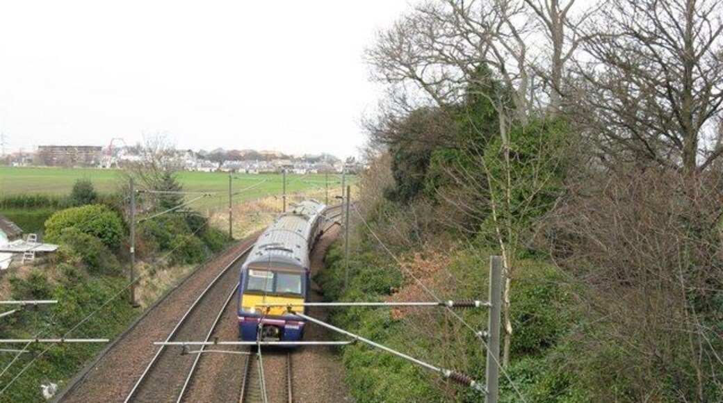 East Coast Mainline at Newhailes