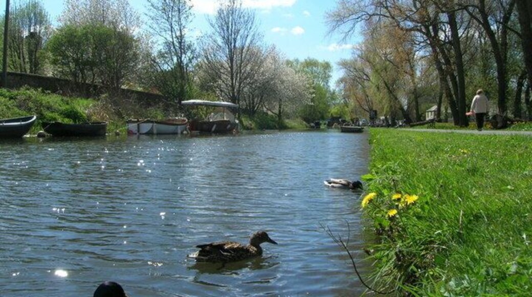 Union Canal, at the Harrison Park in Edinburgh