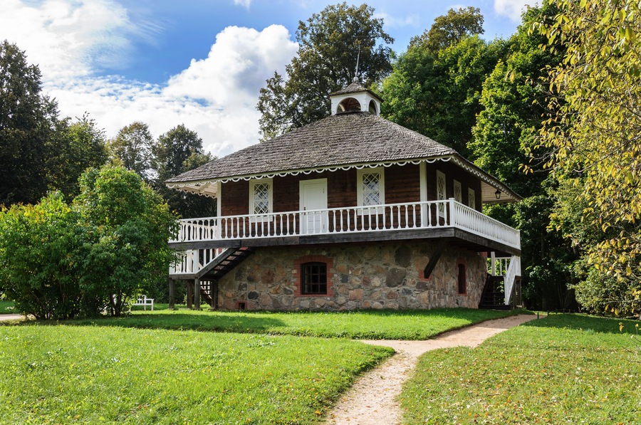 Manor house of A.P. Hannibal in Petrovskoe village, Russia