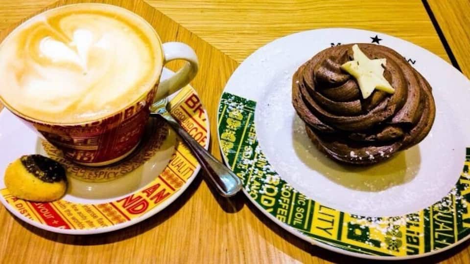 I just love coffee and cake.