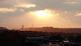 Incredible African sunset lighting up the johannesburg skyline. View from my apartment
#AboveItAll