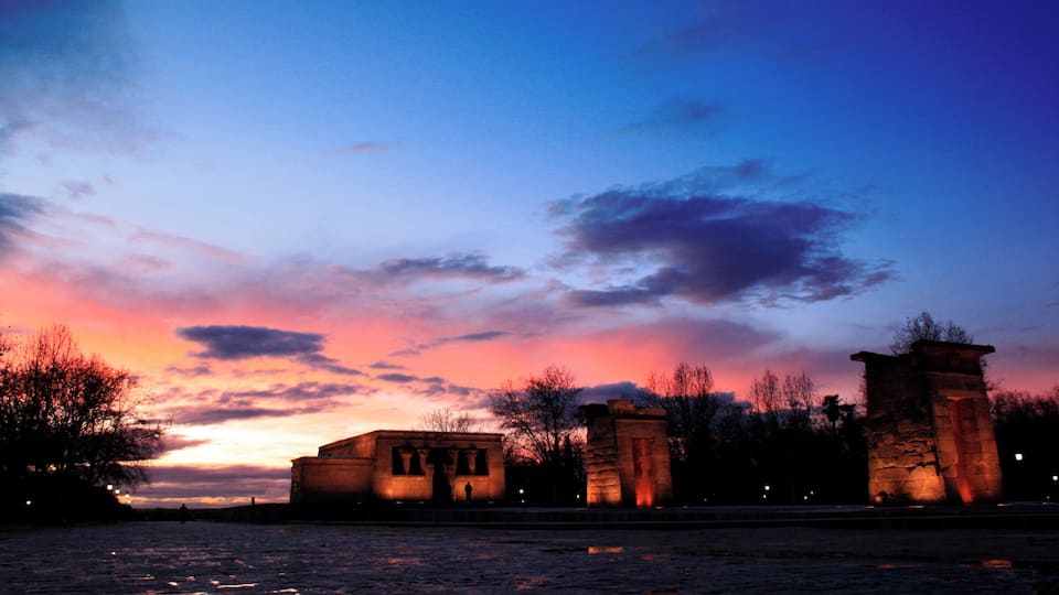 Atardecer en Madrid, Enero 09