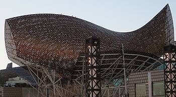 Fish sculpture - by Frank Gehry