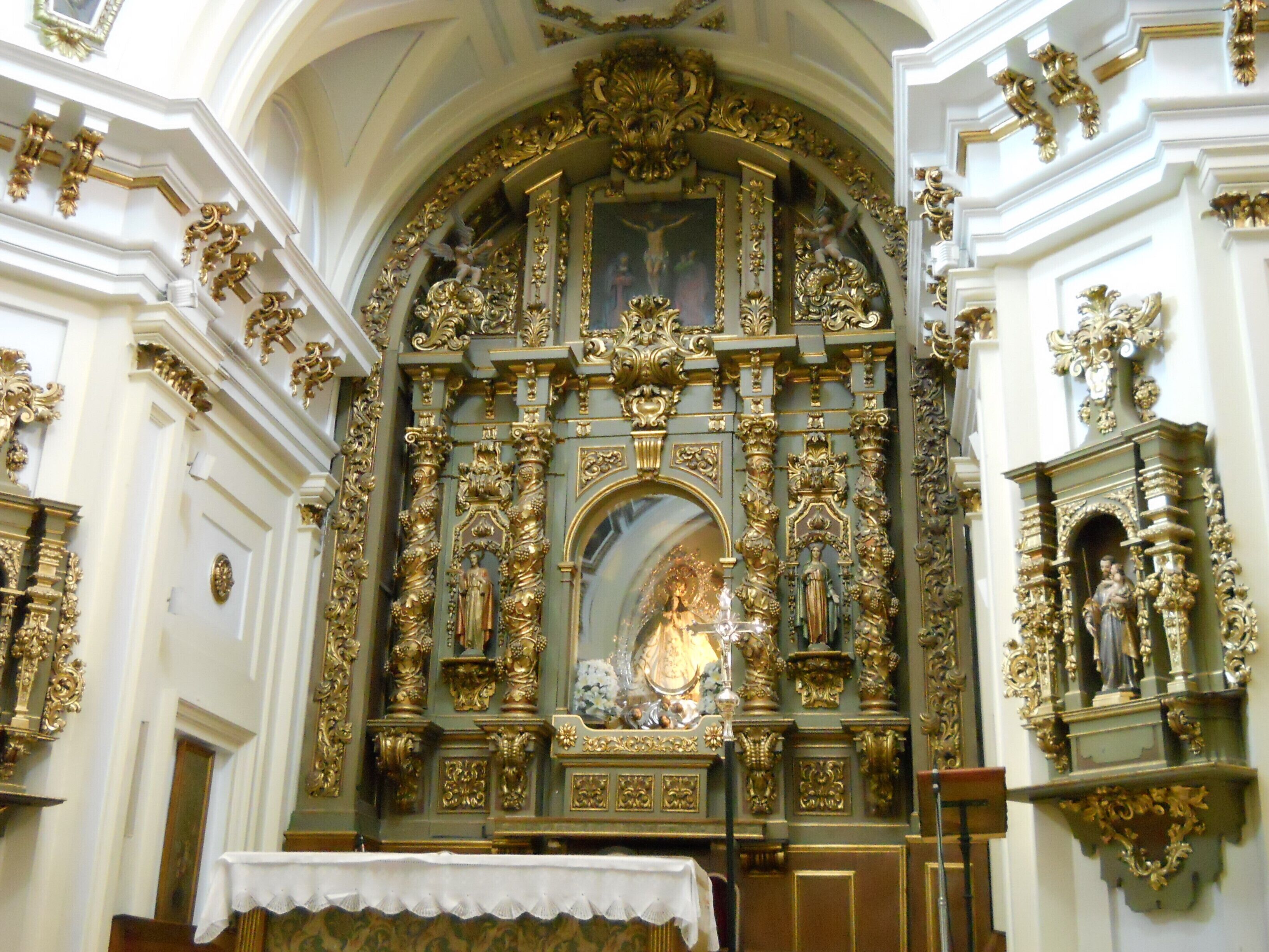 Retablo, hermitage of Our Lady of the Angels, Cerro de los Ángeles, Getafe, Madrid, Spain
