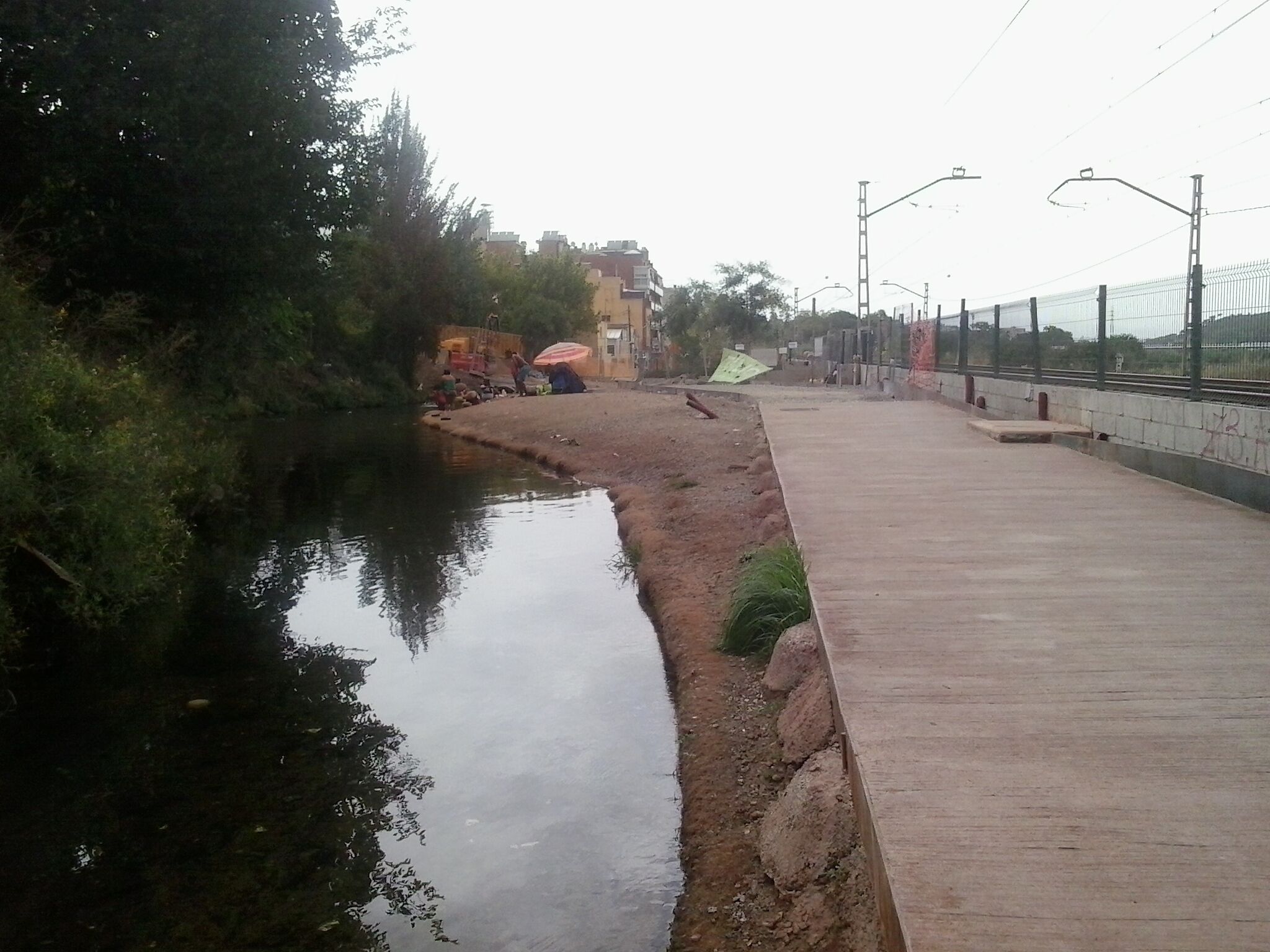 Rec Comtal, la "playa" de Vallbona y de Montcada