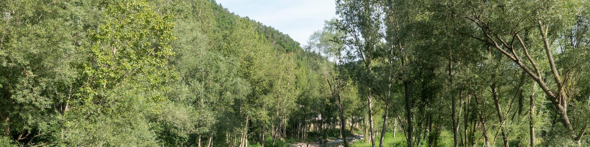 The ter route through the interior of Girona