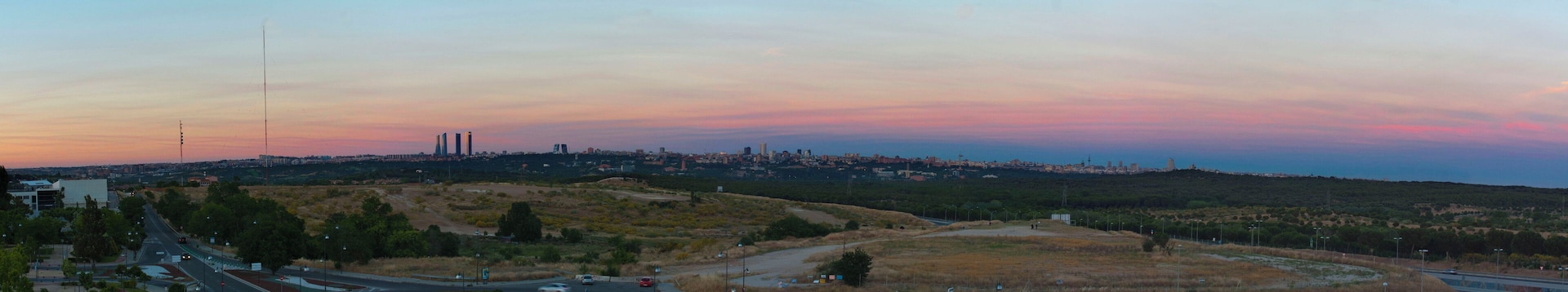 Panomara Madrid desde terraza