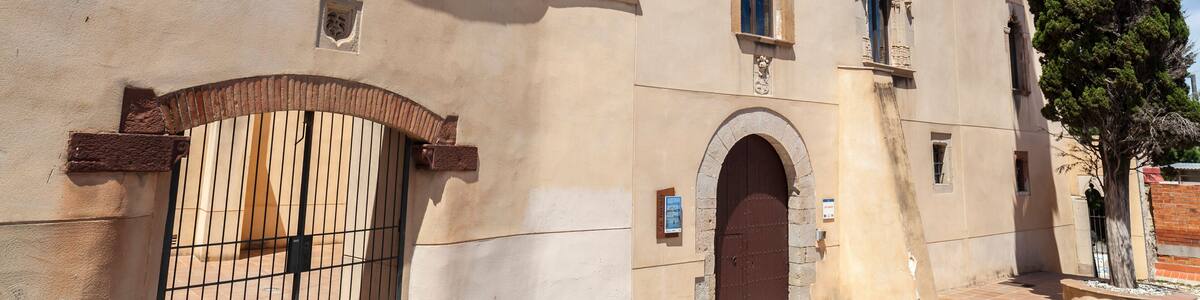 Ancient medieval manor house Can Torrents.Sant Boi de Llobregat,Catalonia,Spain.