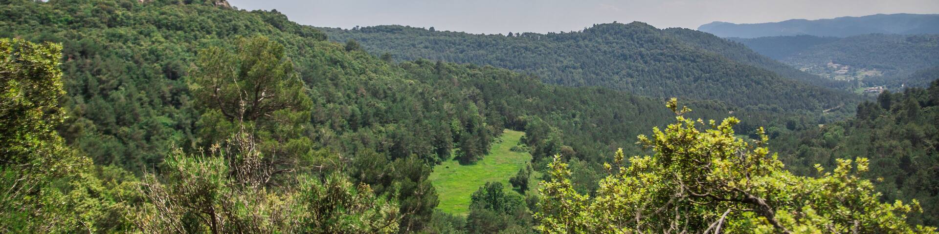 Famous hiking destination in the Montseny Natural Park, Barcelona, Catalonia, Spain