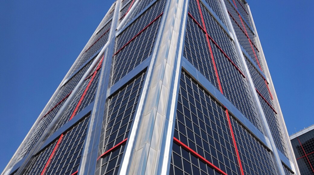 Puerta de Europa in Madrid, Spain.