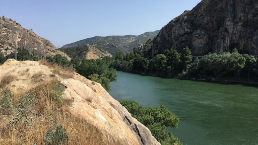 El pas de l'Ase és un congost del riu Ebre