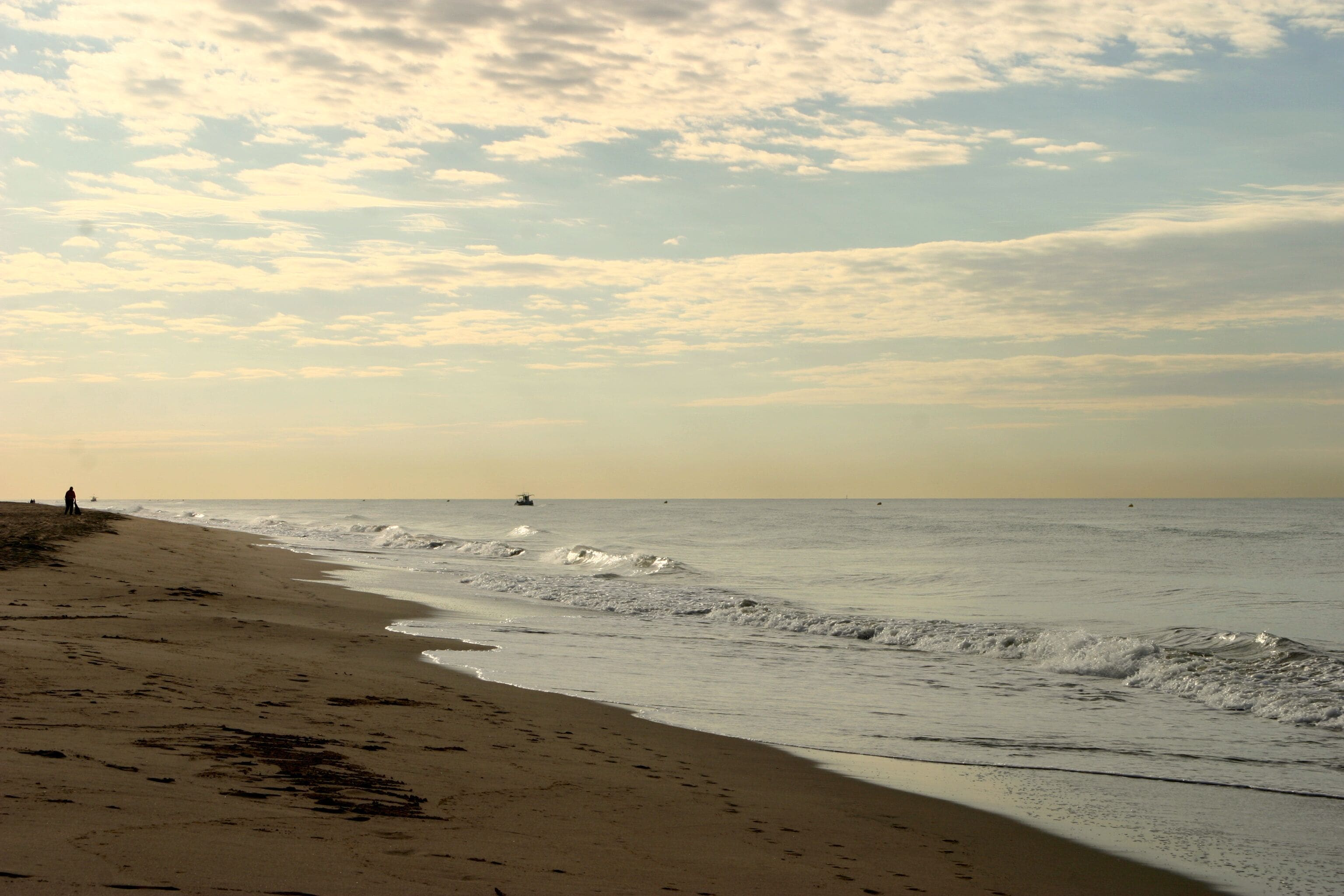 Beach of Gava. Barcelona. Spain
