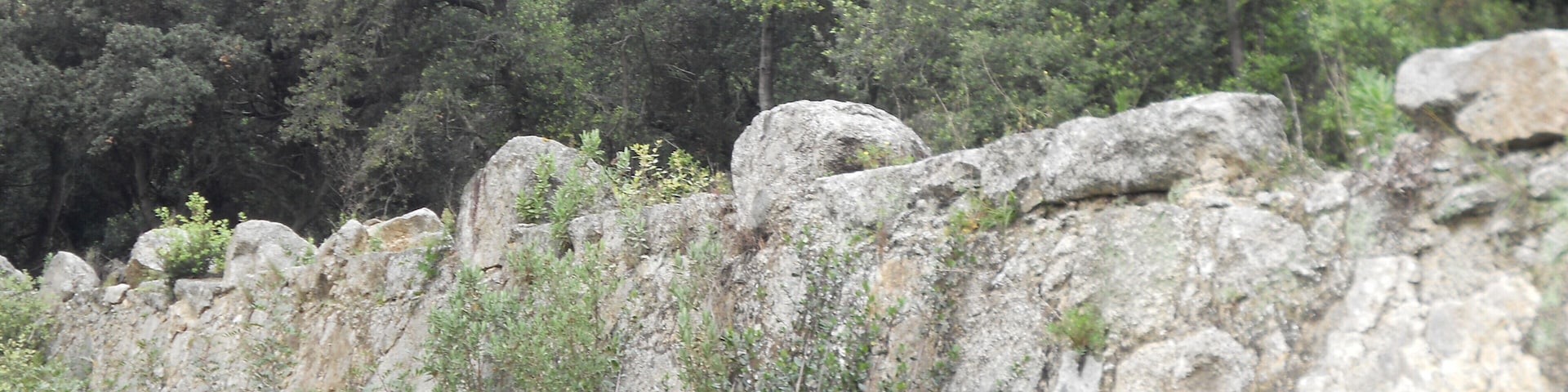 Guarda-rodes de l'antiga via romana de Parpers, coneguda com Via Sèrgia, que anava des d'Iluro (Mataró) fins Ausa (Vic).