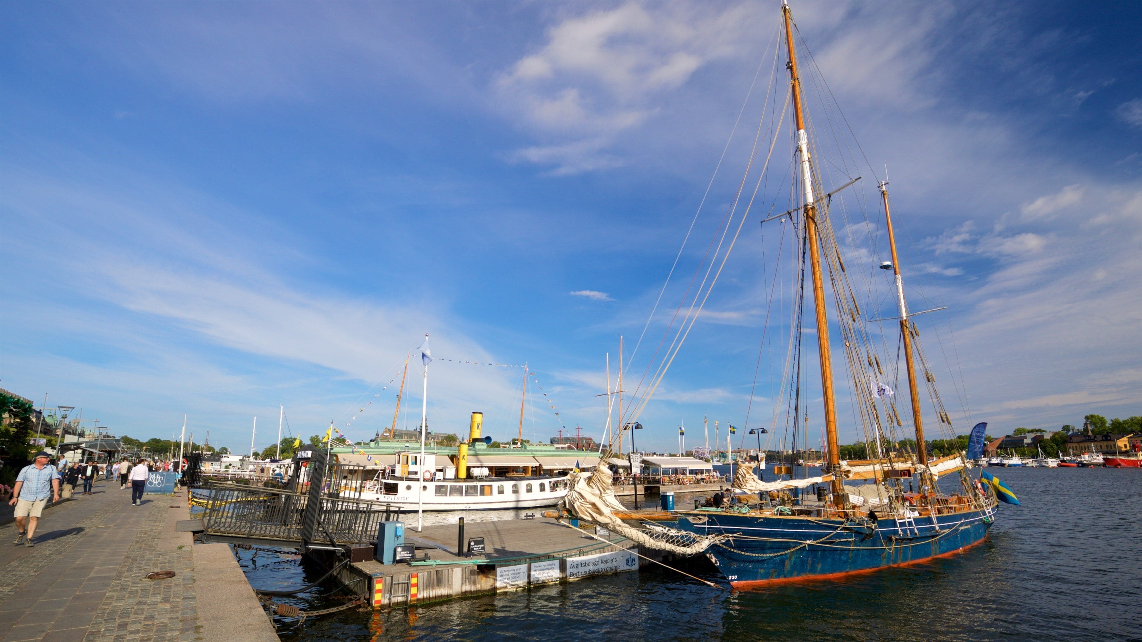 Ostermalm featuring heritage elements and a bay or harbor