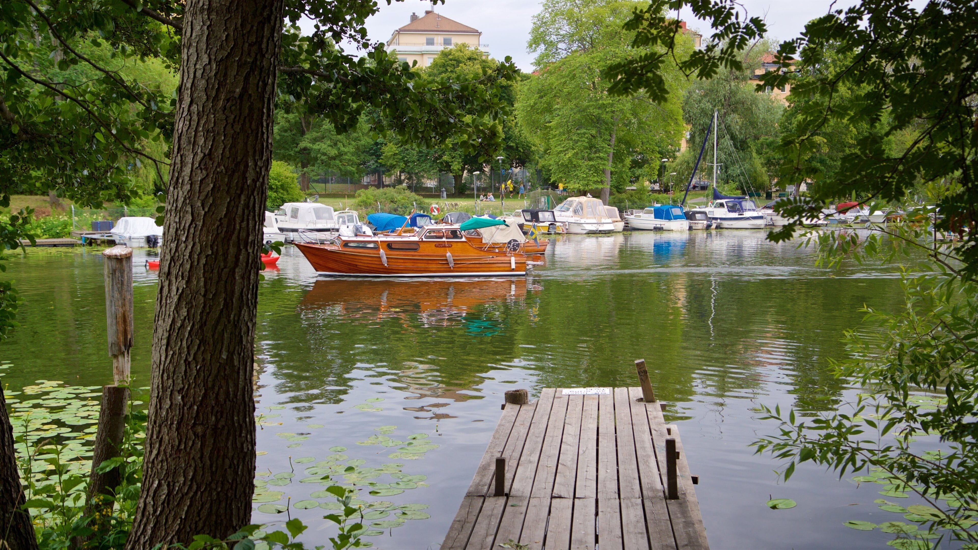 Langholmen featuring a bay or harbor