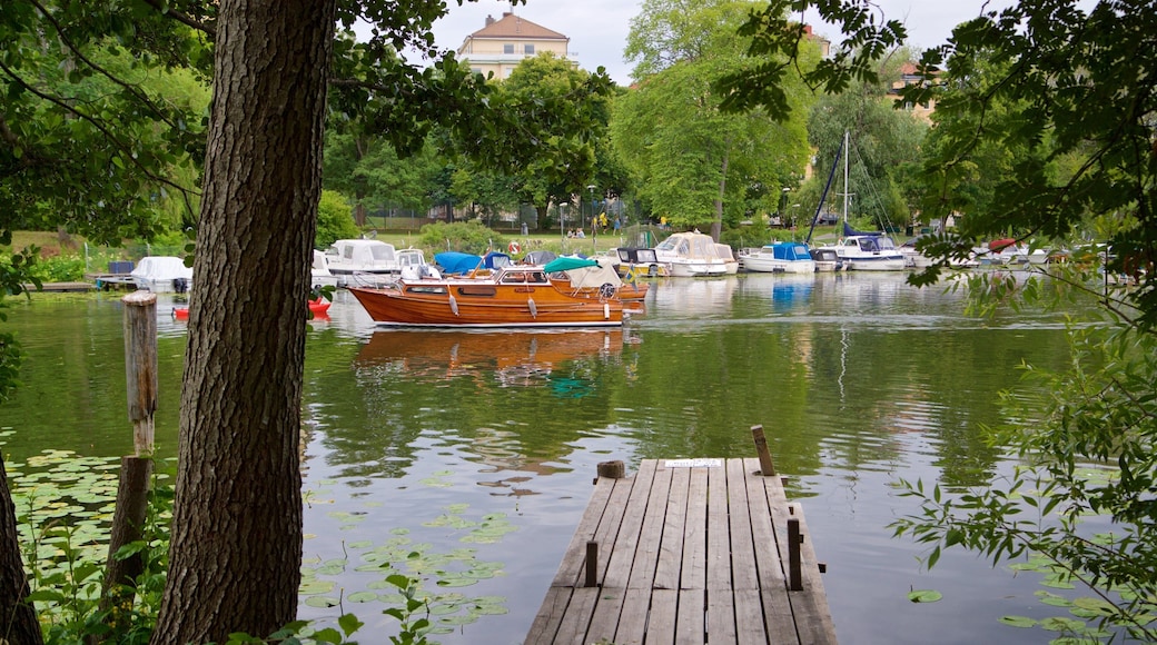 Langholmen featuring a bay or harbor