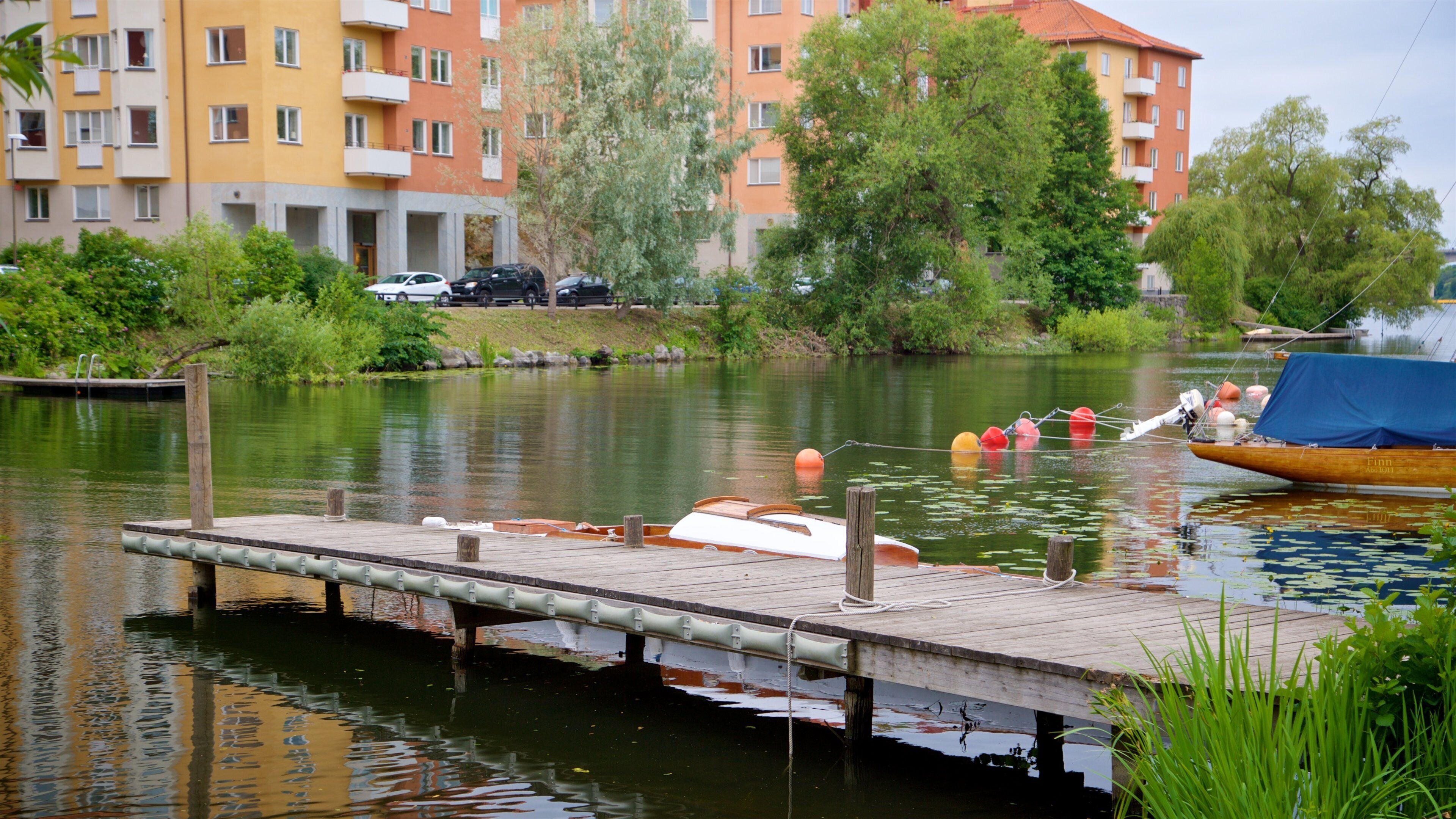 Långholmen featuring a river or creek